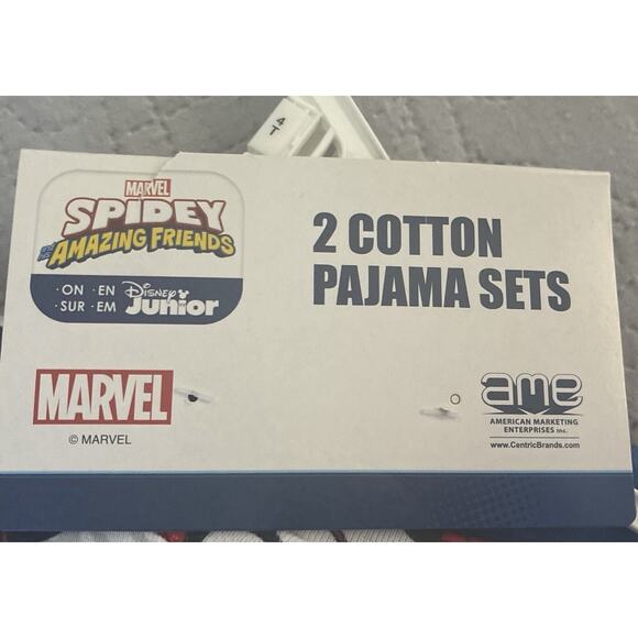 NWT 4PC Sz 4T Marvel Spiderman Amazing Friends Pajama Sets - Picture 6 of 7
